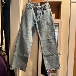 Abercrombie & Fitch Blue Straight Leg Jeans